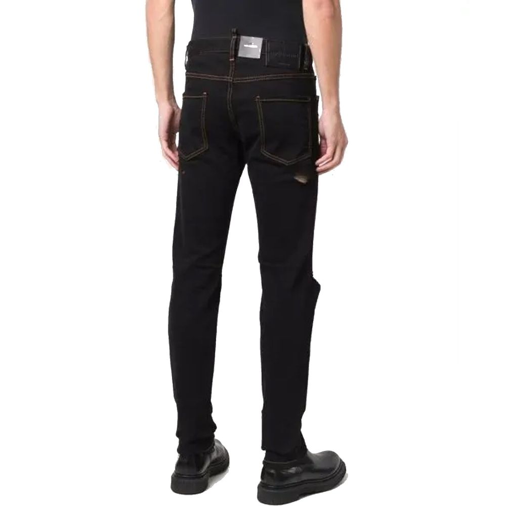 Dsquared² Black Cotton Jeans Denim | Regal Royce