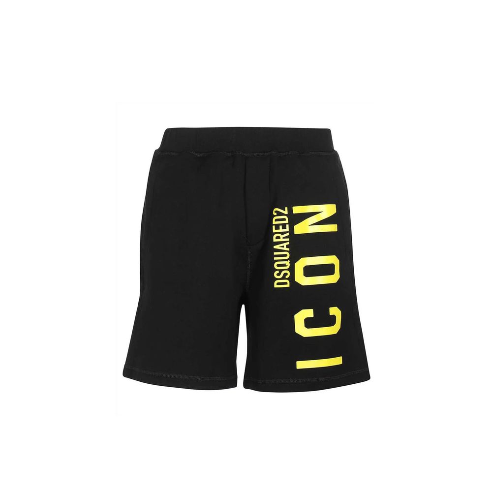 Dsquared² Black Cotton Shorts | Regal Royce