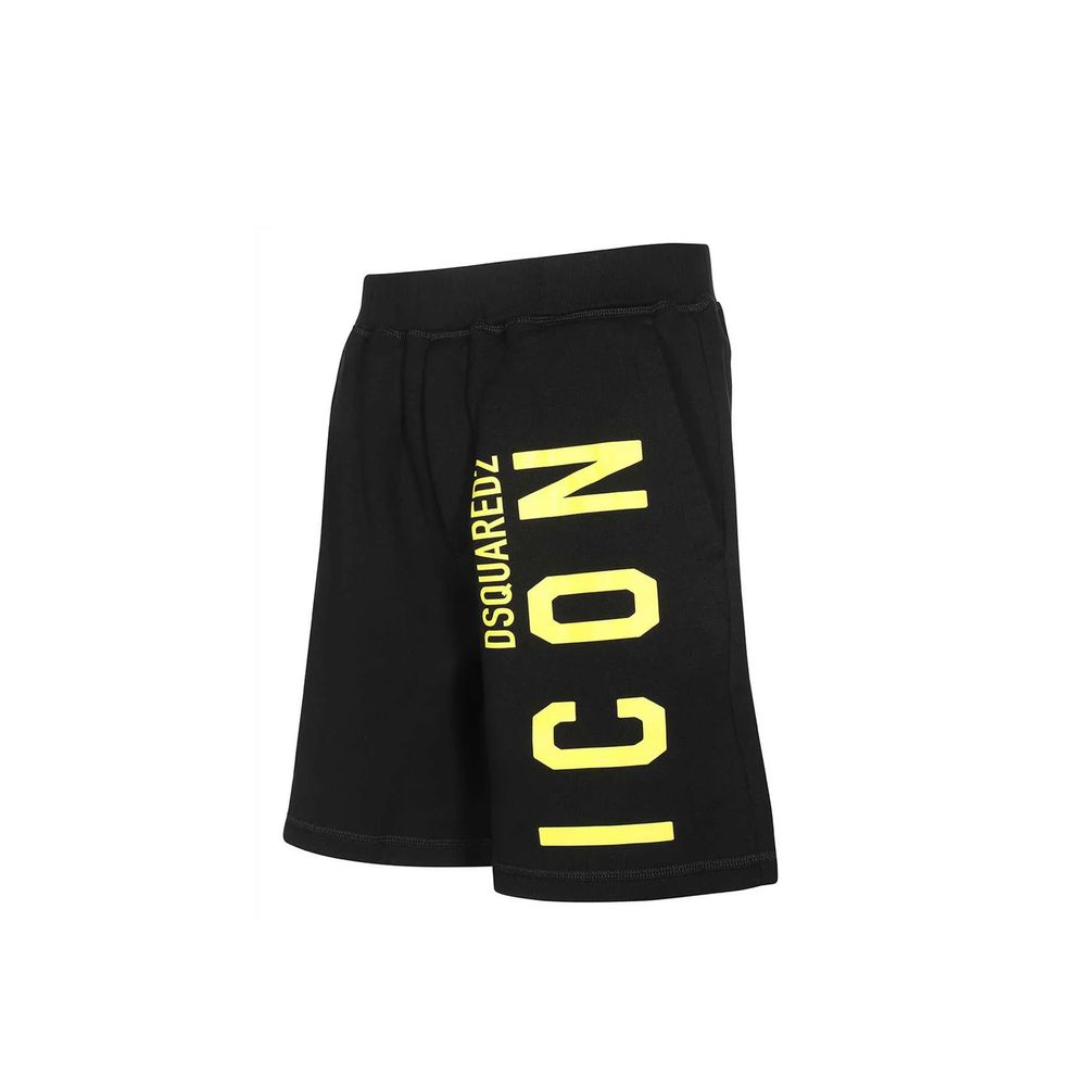 Dsquared² Black Cotton Shorts | Regal Royce