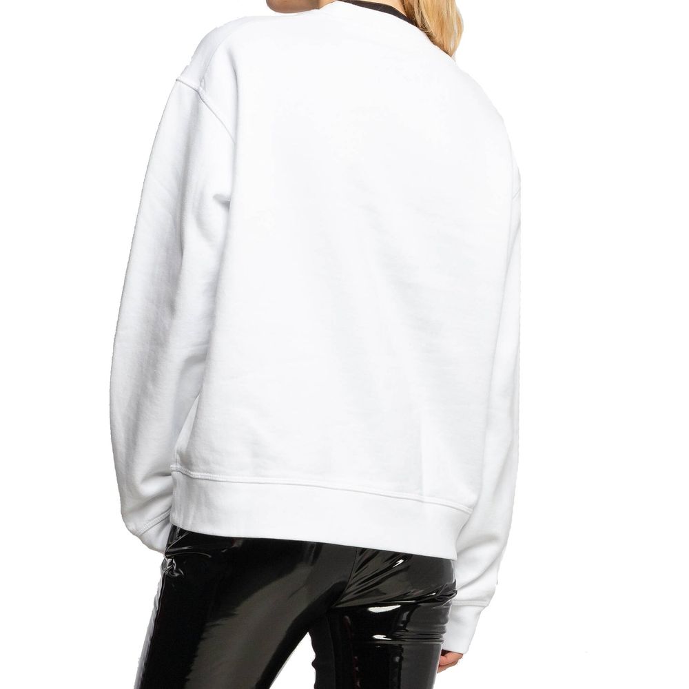 Dsquared² White Cotton Sweatshirt | Regal Royce