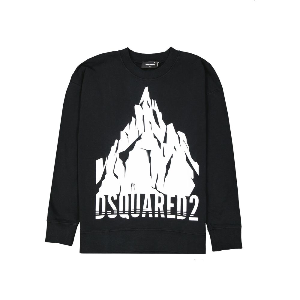 Dsquared² Black Cotton Sweatshirt | Regal Royce