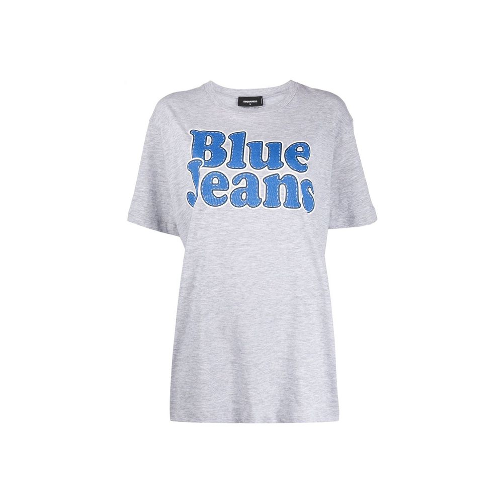 Dsquared² Gray Cotton T-Shirt | Regal Royce