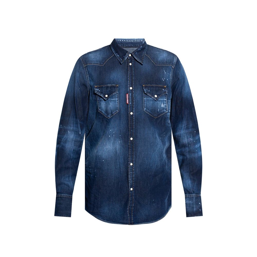 Dsquared² Blue Denim Shirt | Regal Royce