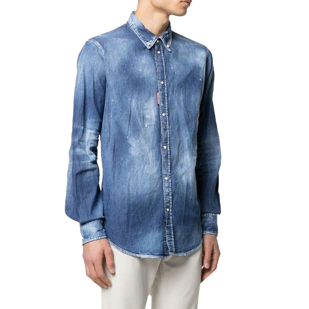 Dsquared² Blue Denim Shirt | Regal Royce