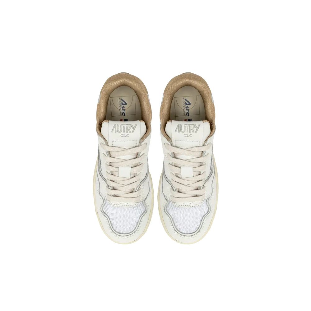 Autry White Leather Low Top Sneakers | Regal Royce