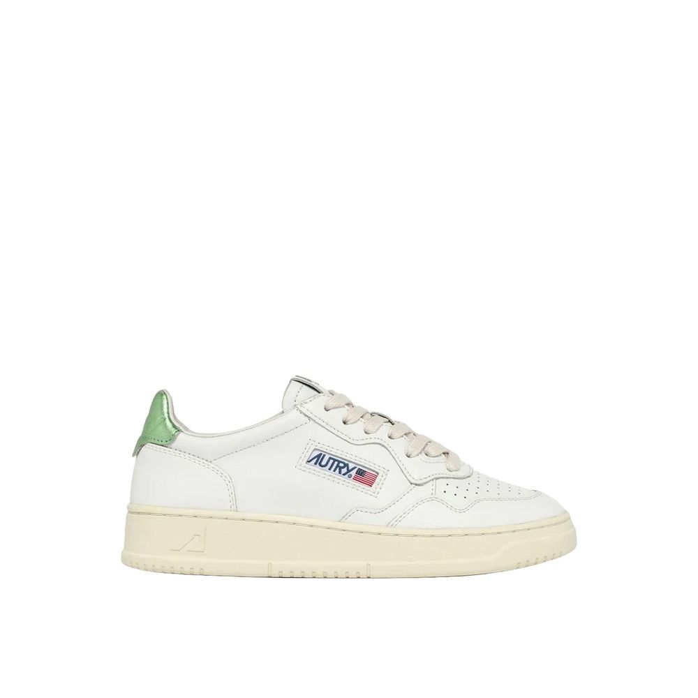 Autry White Leather Low Top Sneakers | Regal Royce