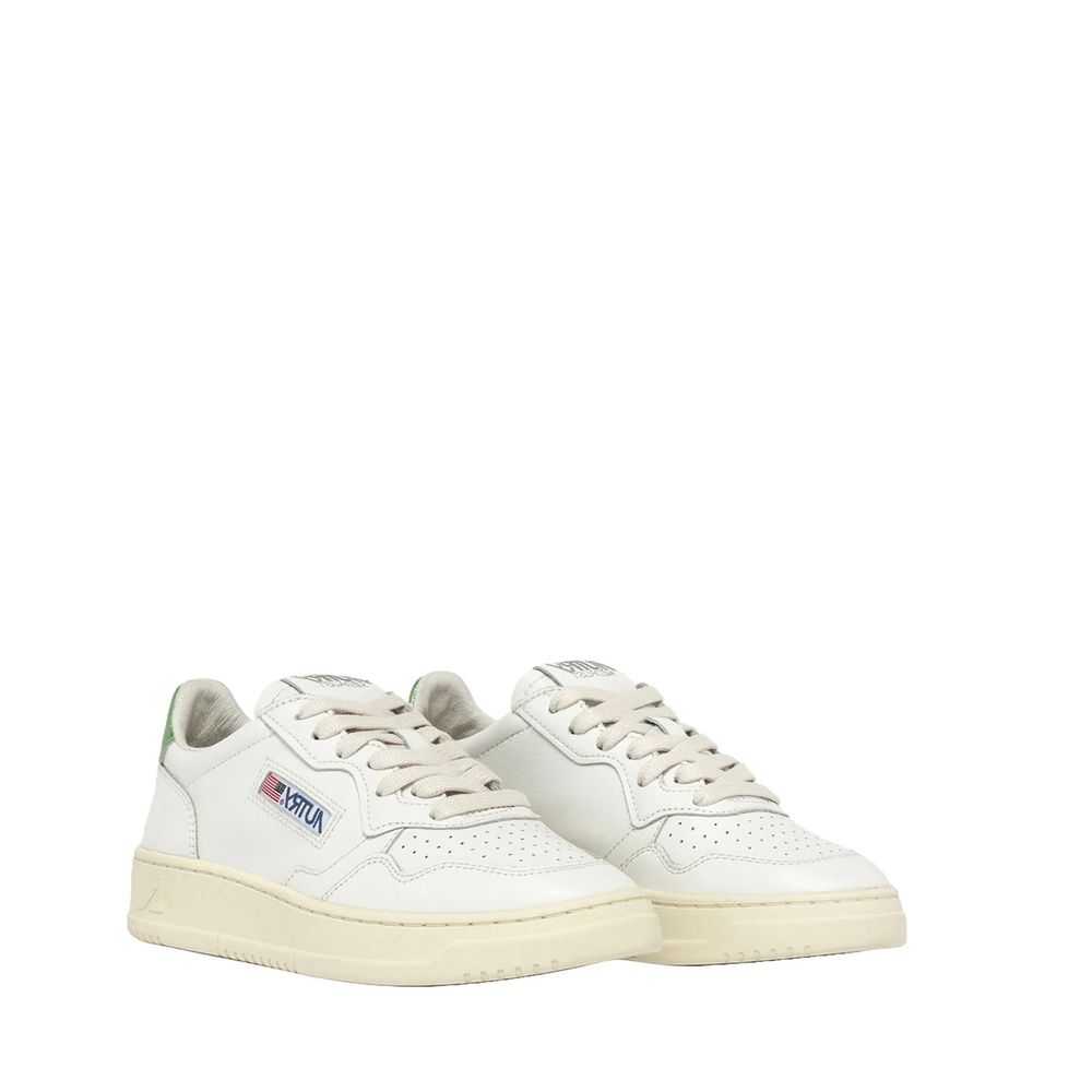 Autry White Leather Low Top Sneakers | Regal Royce