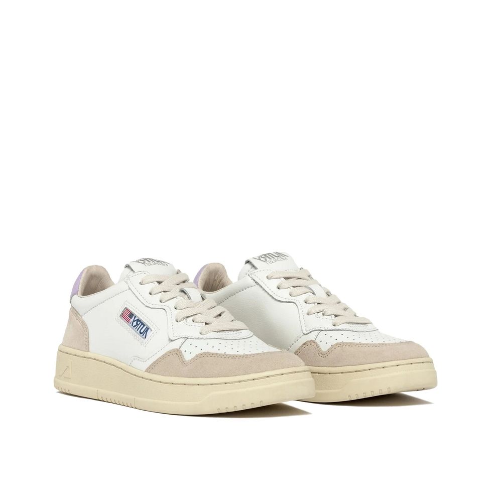 Autry White Leather Low Top Sneakers | Regal Royce