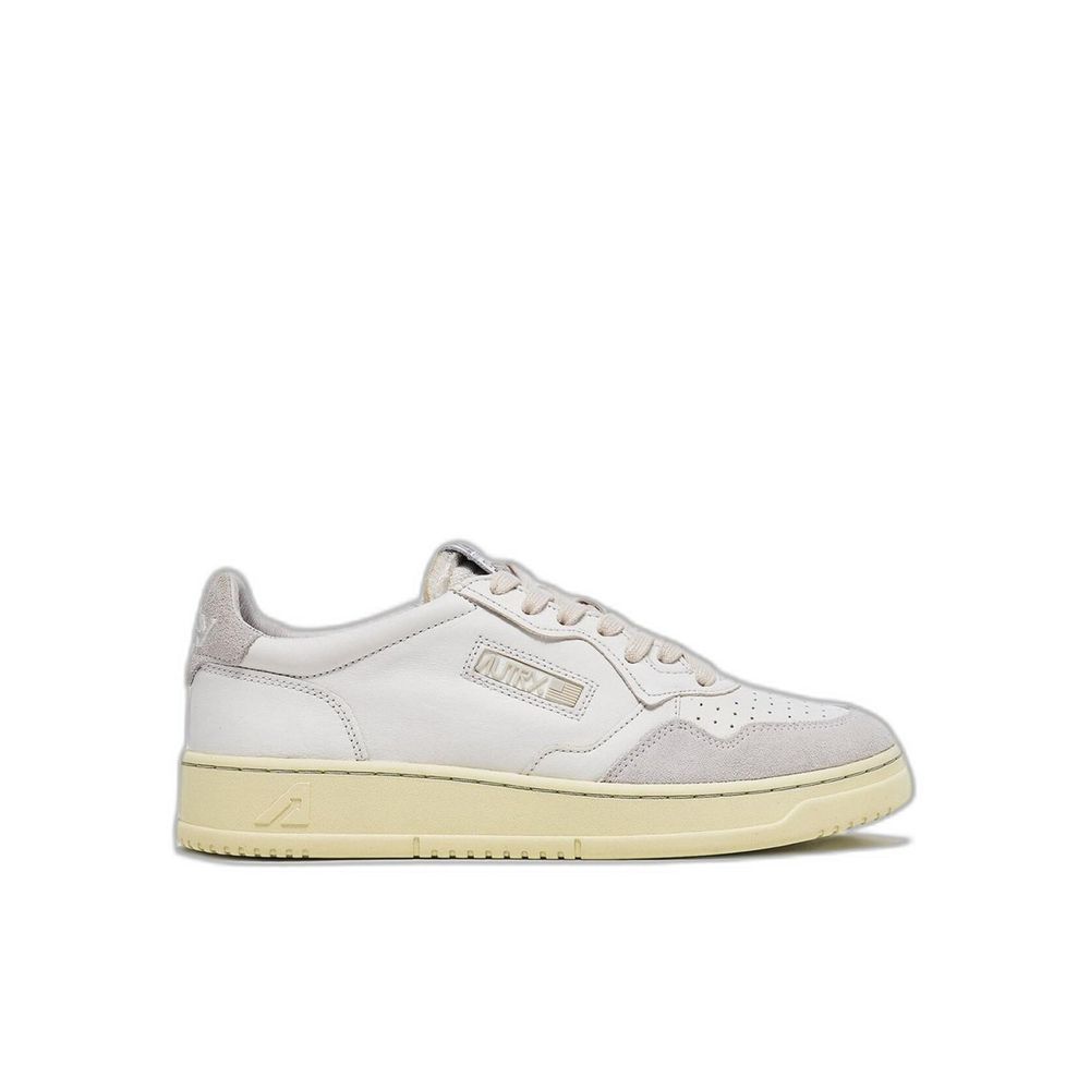 Autry White Leather Low Top Sneakers | Regal Royce