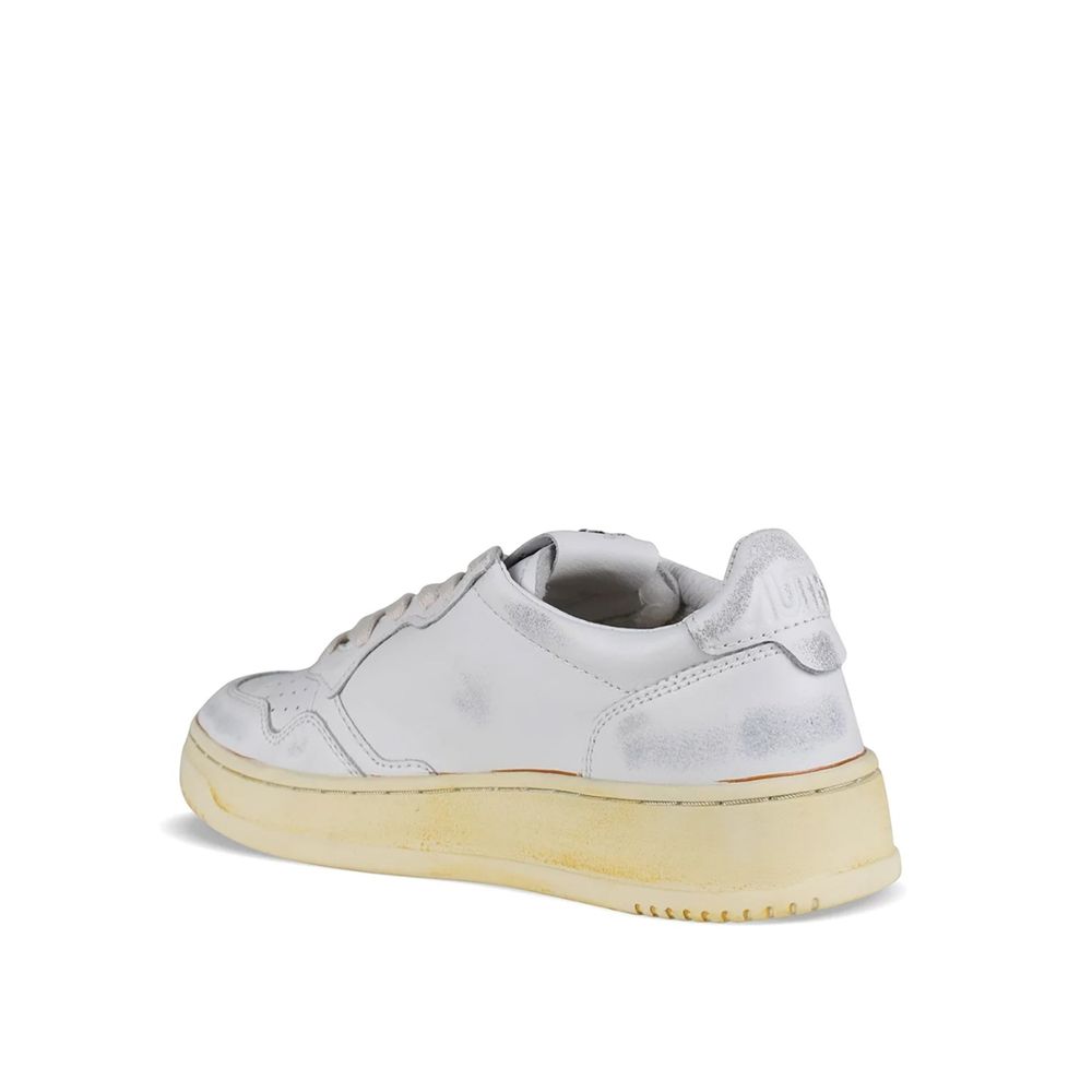 Autry White Leather Low Top Sneakers | Regal Royce