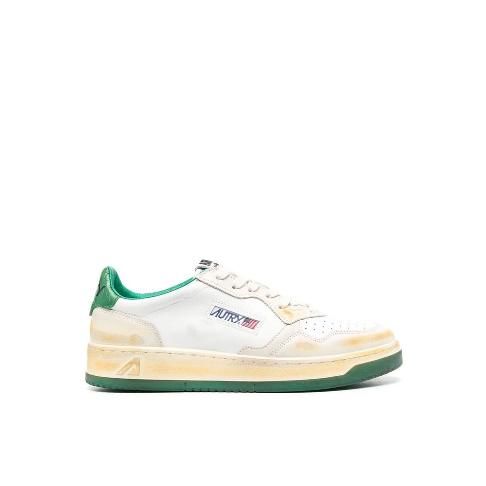 Autry White Leather Low Top Sneakers | Regal Royce