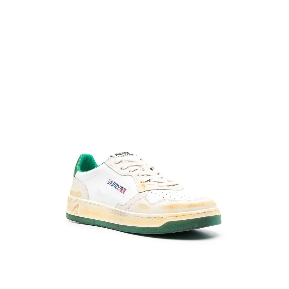 Autry White Leather Low Top Sneakers | Regal Royce