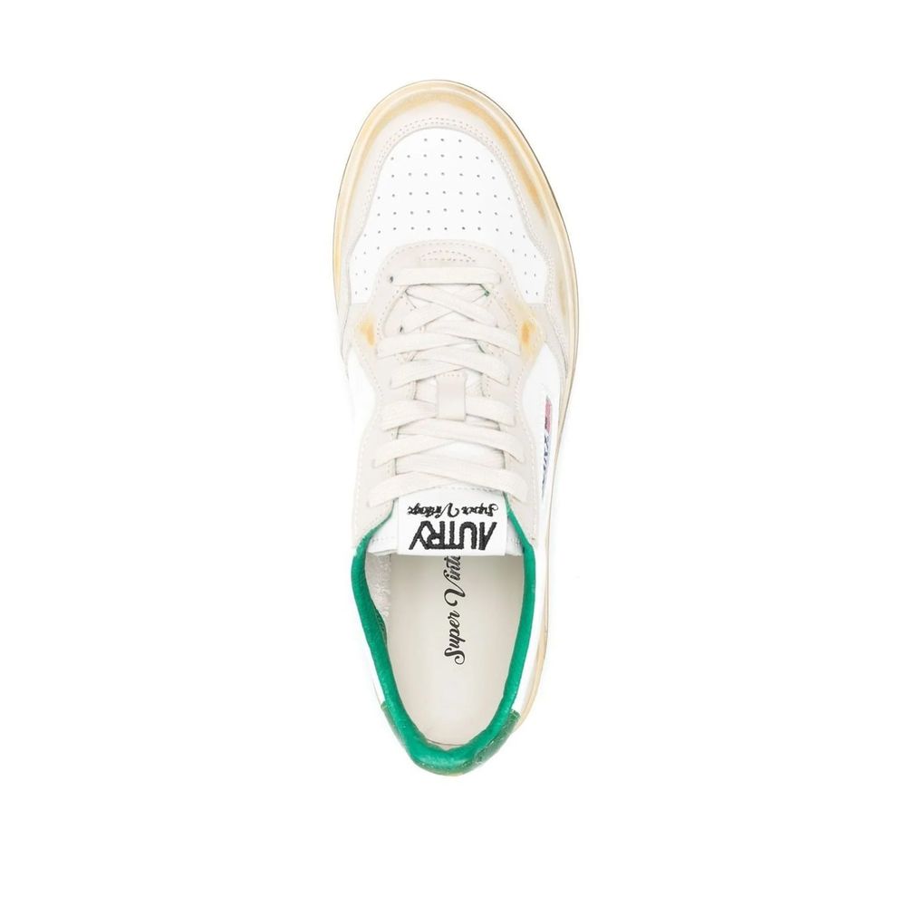 Autry White Leather Low Top Sneakers | Regal Royce