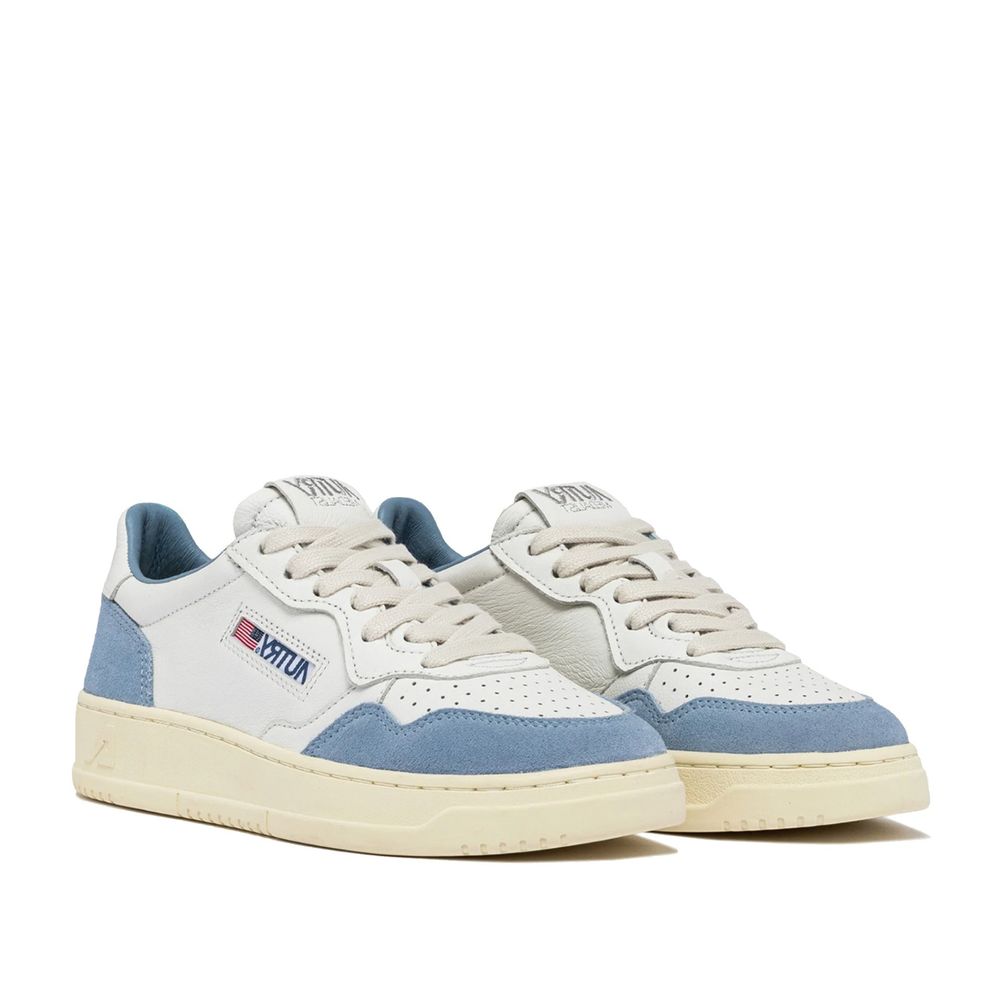 Autry White Leather Low Top Sneakers | Regal Royce