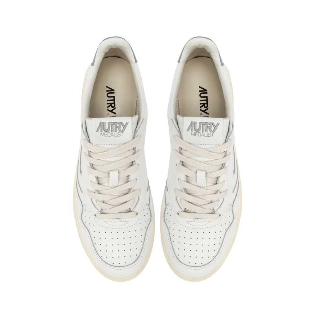 Autry White Leather Low Top Sneakers | Regal Royce