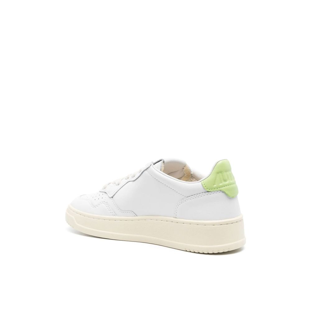Autry White Leather Low Top Sneakers | Regal Royce