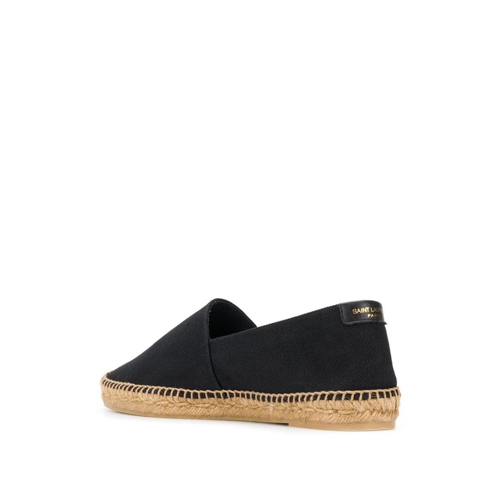 Saint Laurent Black Canvas Espadrilles | Regal Royce