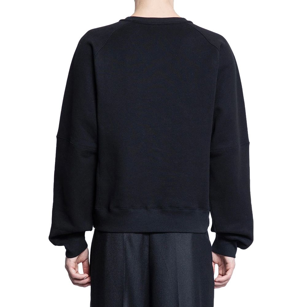 Saint Laurent Black Cotton Sweatshirt | Regal Royce