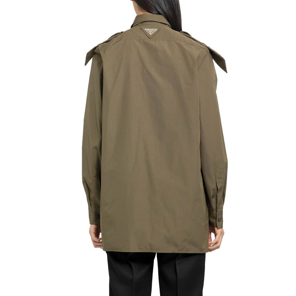 Prada Bicolor Cotton Shirt | Regal Royce