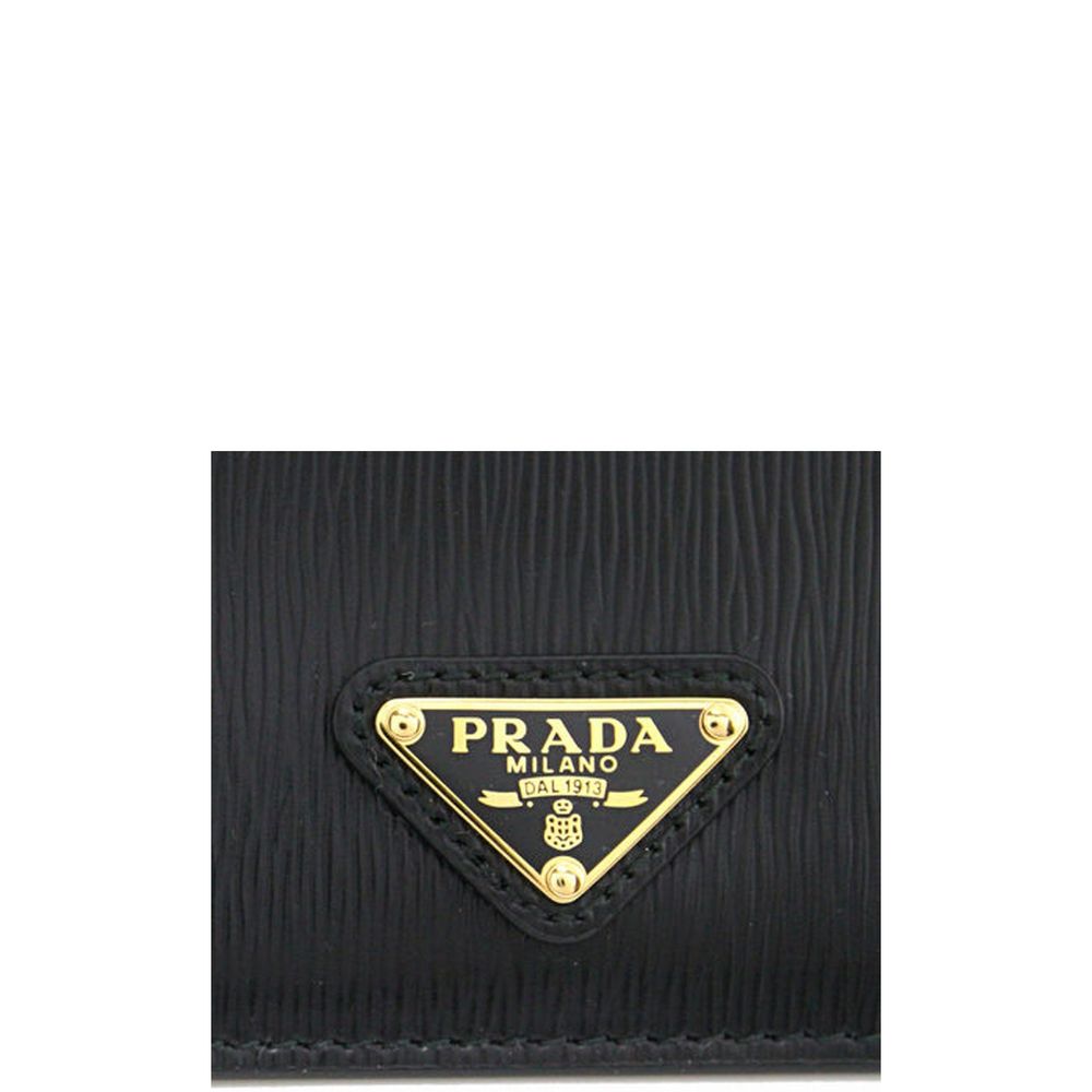 Prada Black Calfskin Cardholder | Regal Royce