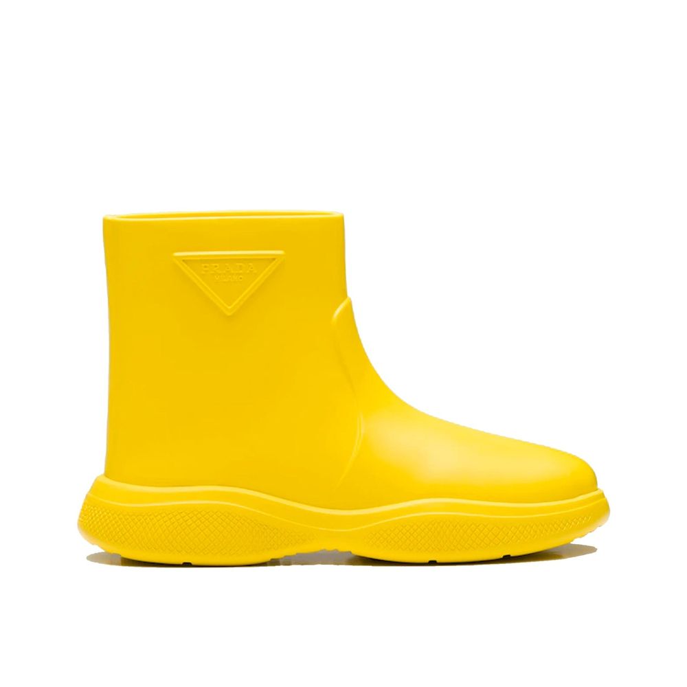 Prada Bicolor Rubber Rain Boots | Regal Royce