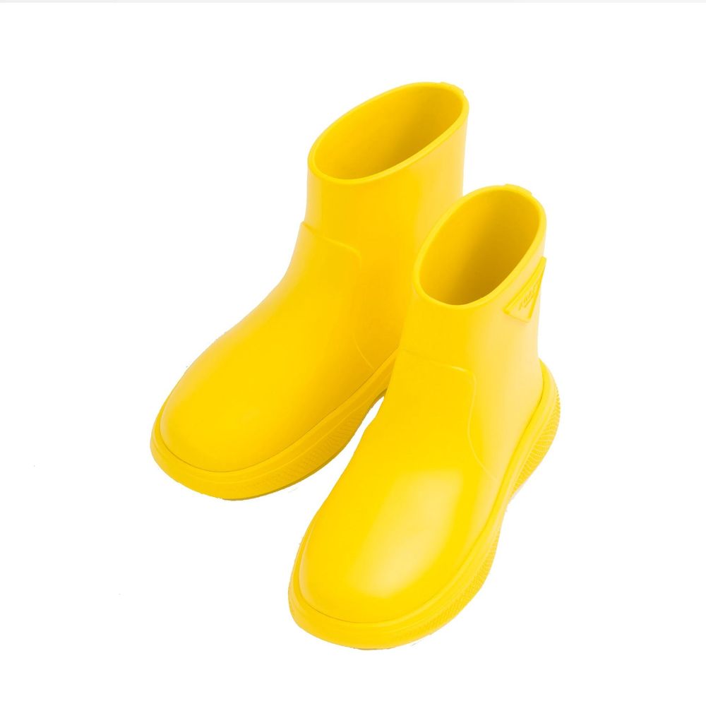 Prada Bicolor Rubber Rain Boots | Regal Royce