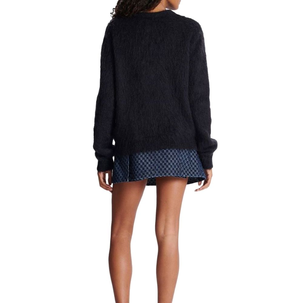 Balmain Black Mohair Sweatshirt | Regal Royce