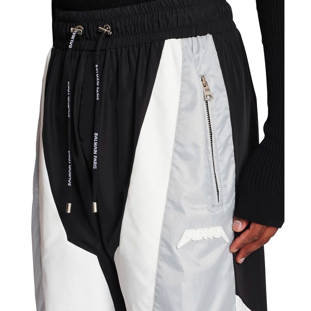 Balmain Black Polyester Athletic Pants | Regal Royce