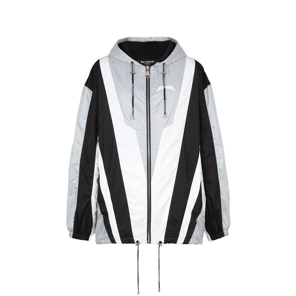Balmain Black Polyester Shell Jacket | Regal Royce