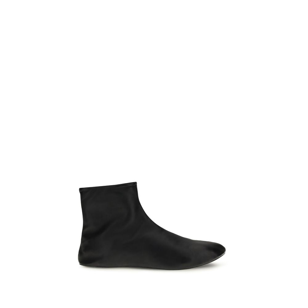 The Row Black Lamb Ovis Aries Aries Ankle Boots | Regal Royce