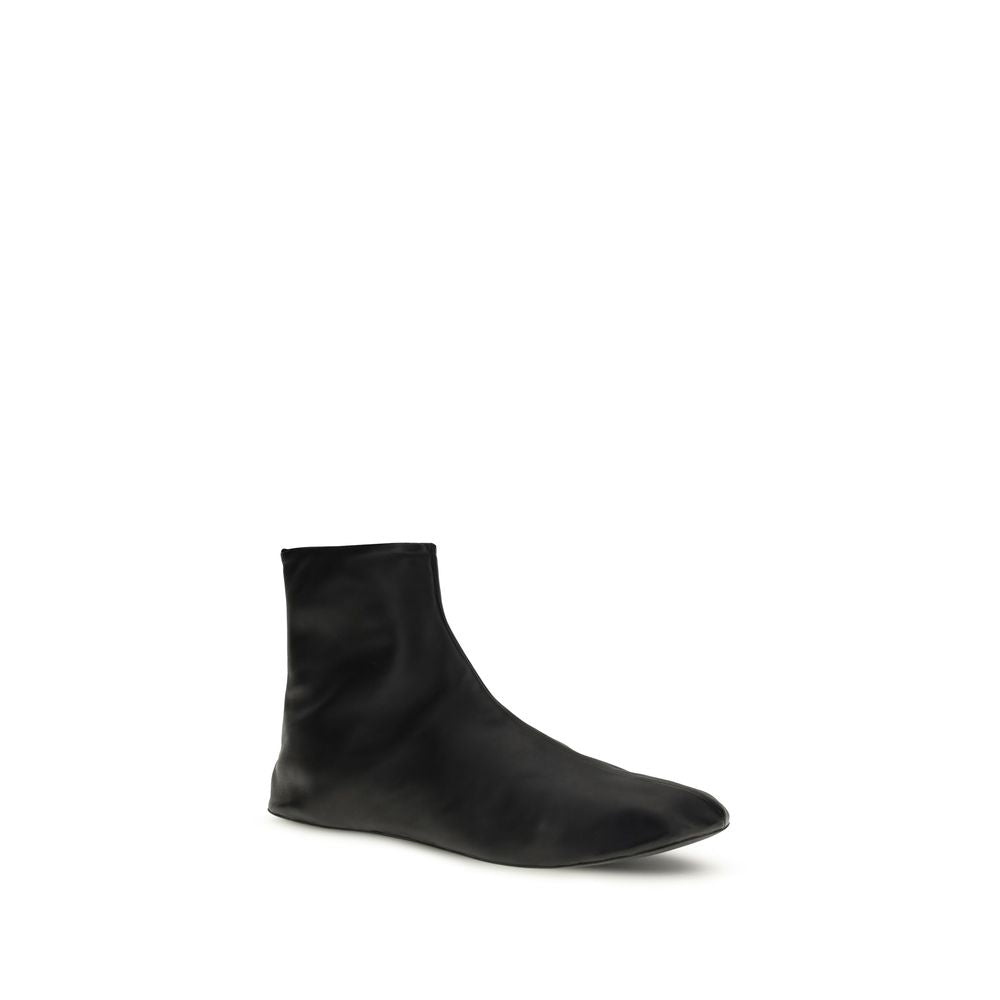 The Row Black Lamb Ovis Aries Aries Ankle Boots | Regal Royce
