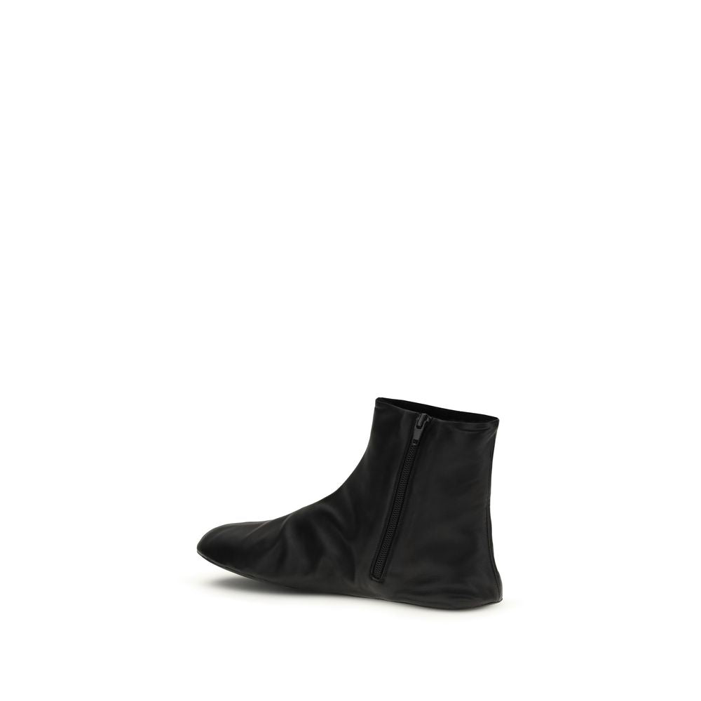 The Row Black Lamb Ovis Aries Aries Ankle Boots | Regal Royce