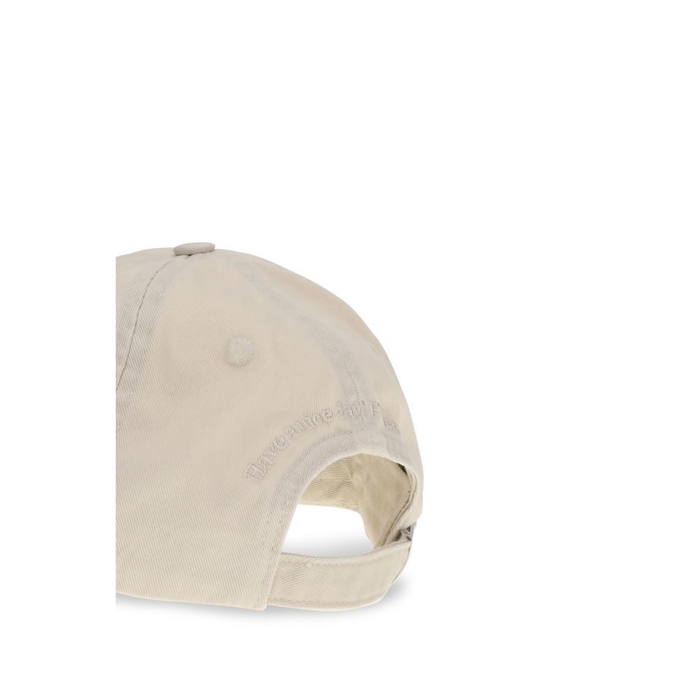 Ganni Beige Cotton Cap (Baseball Hat) | Regal Royce