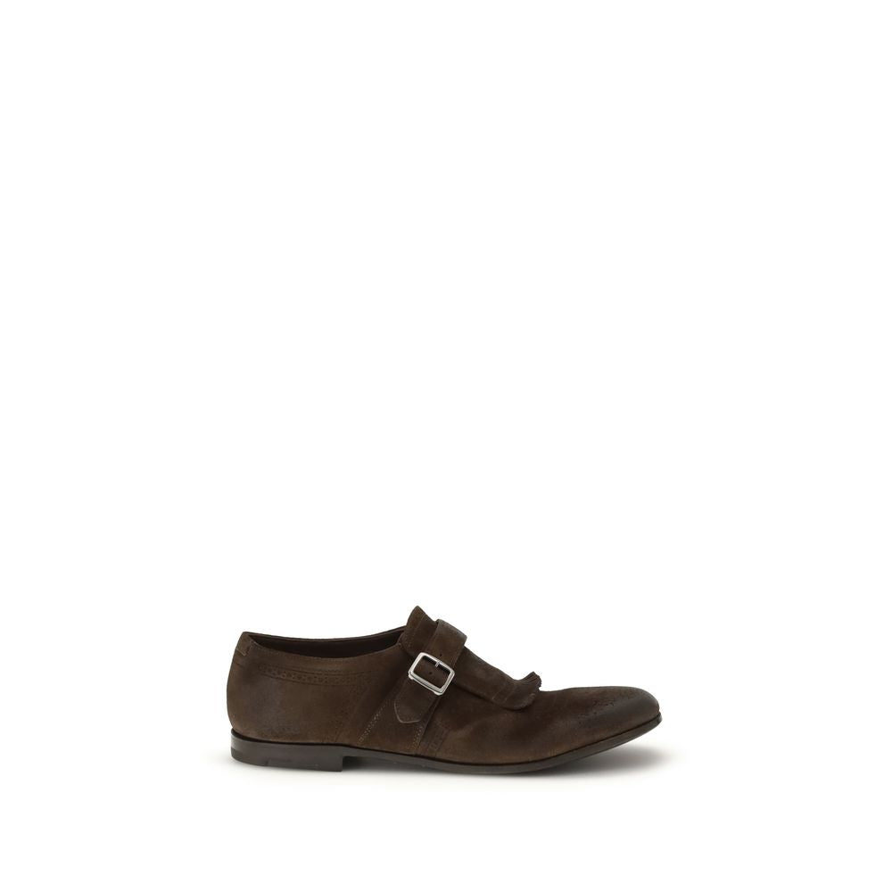 Church's Brown Suede Leather Slip-On Loafers | Regal Royce