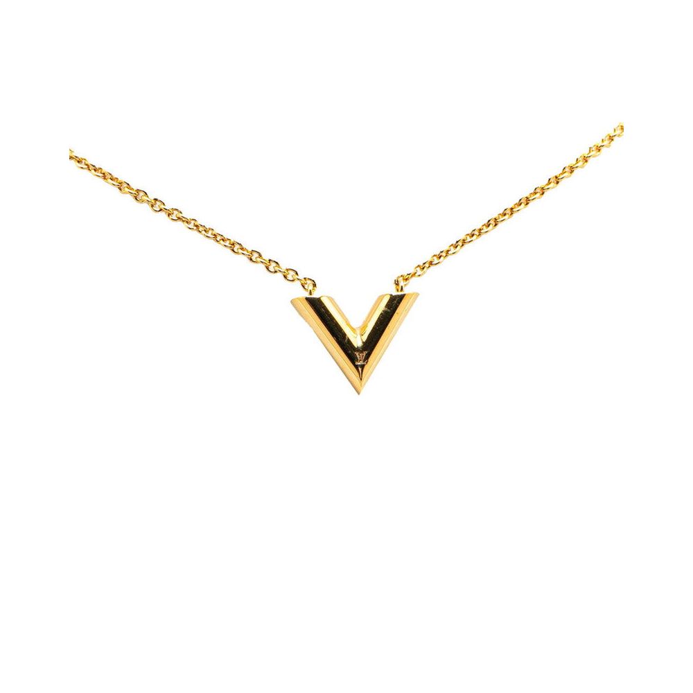 Louis Vuitton Gold Metal Necklace | Regal Royce