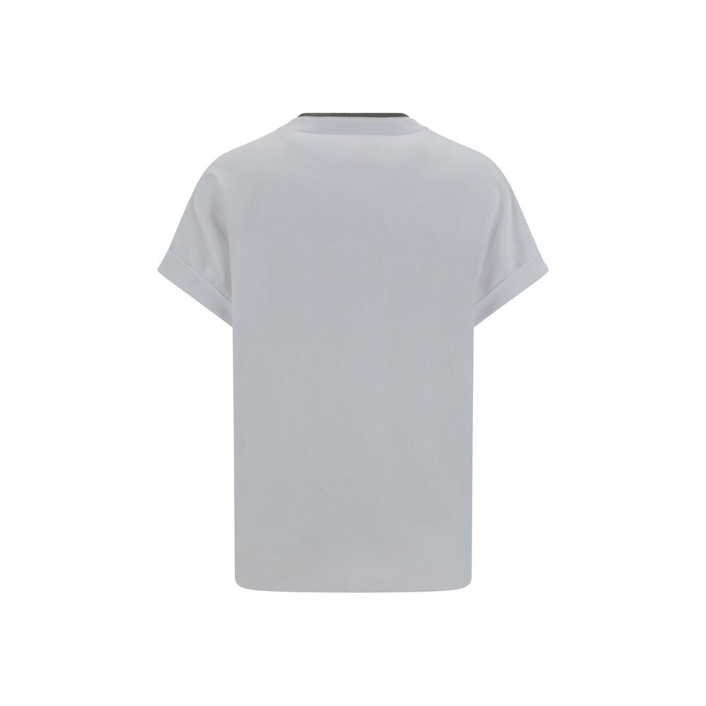 Brunello Cucinelli White Cotton T-Shirt | Regal Royce