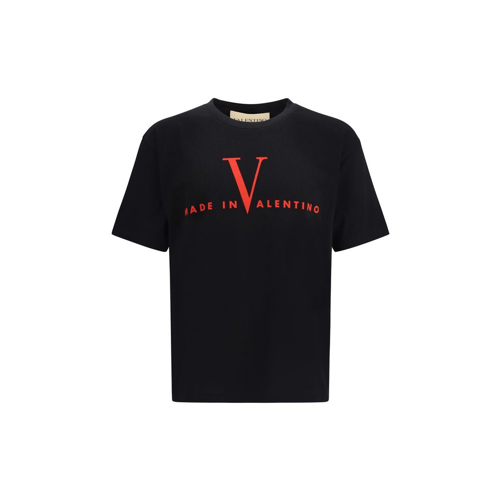 Valentino Black Cotton T-Shirt | Regal Royce