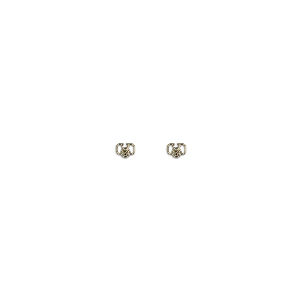 Valentino Garavani Gold Metal Earrings | Regal Royce