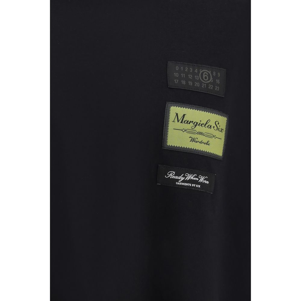 MM6 Black Cotton Sportswear | Regal Royce