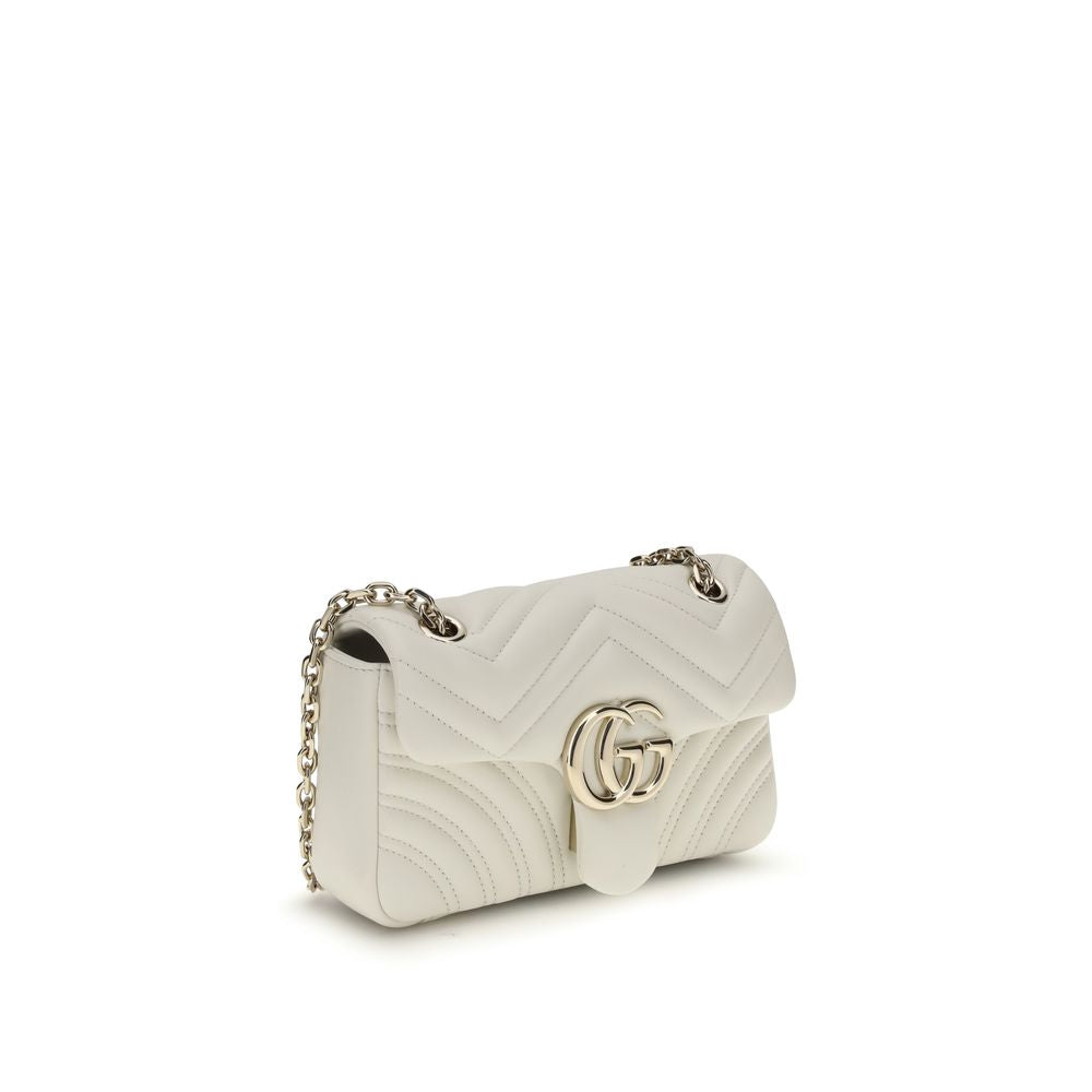Gucci White Calf Leather Bos Taurus Shoulder Bag | Regal Royce