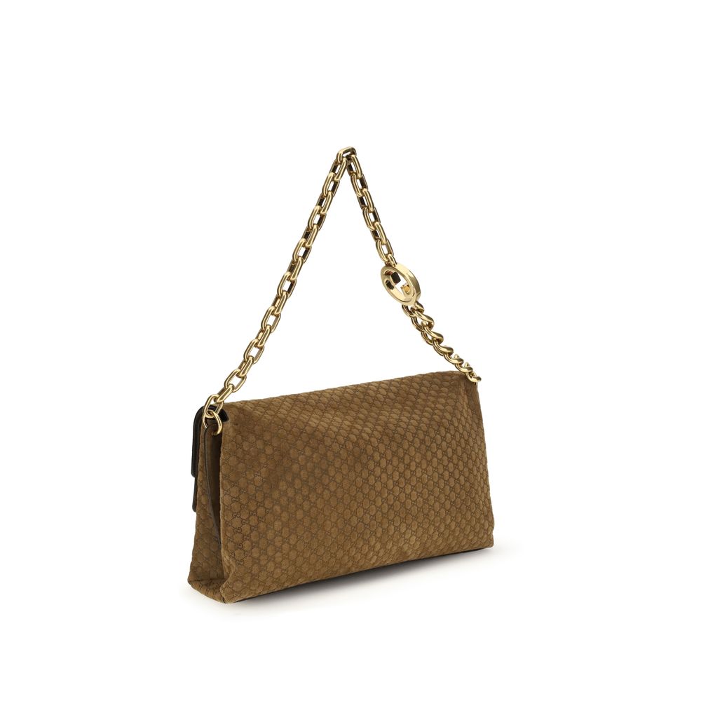 Gucci Beige Suede Leather Handbag | Regal Royce