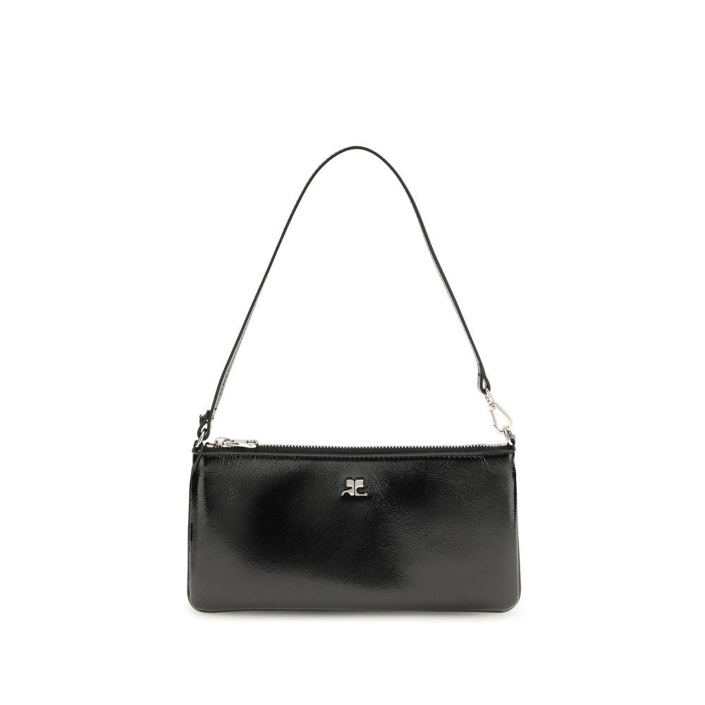 Courrèges Black Cowhide Shoulder Bag | Regal Royce