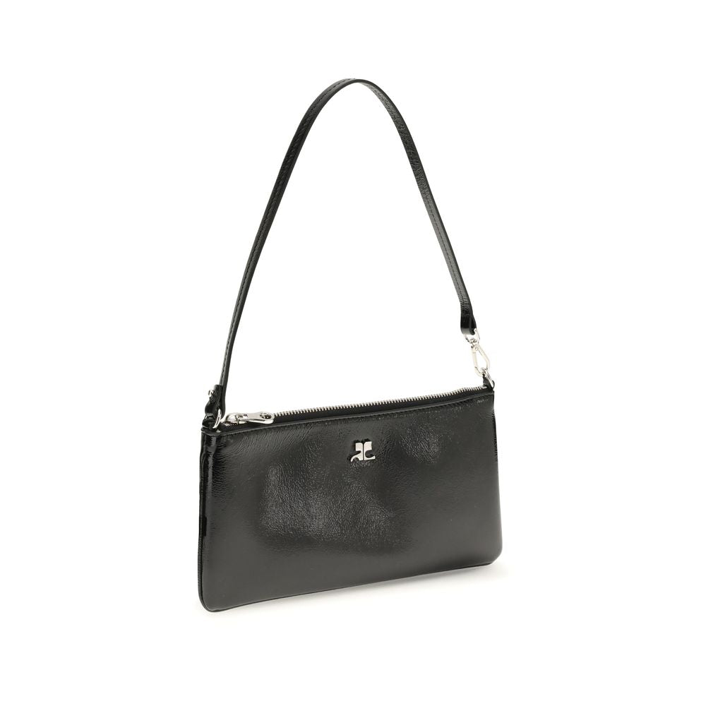 Courrèges Black Cowhide Shoulder Bag | Regal Royce