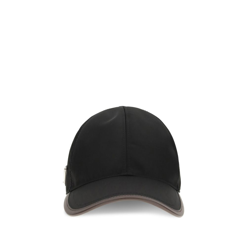 Prada Black Recycled Polyamide Cap (Baseball Hat) | Regal Royce
