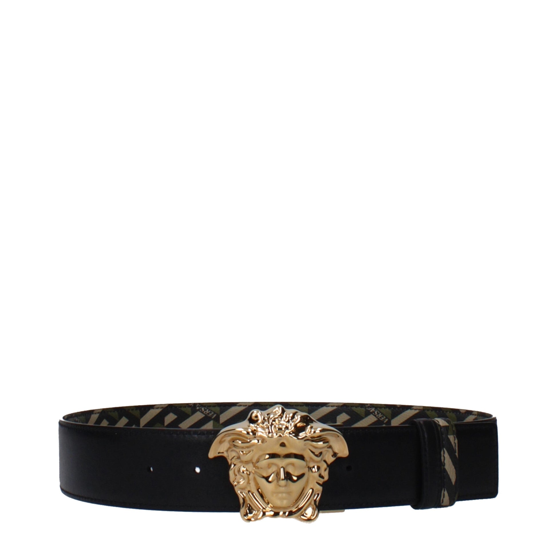 Versace Green Polyester Regular Belt | Regal Royce