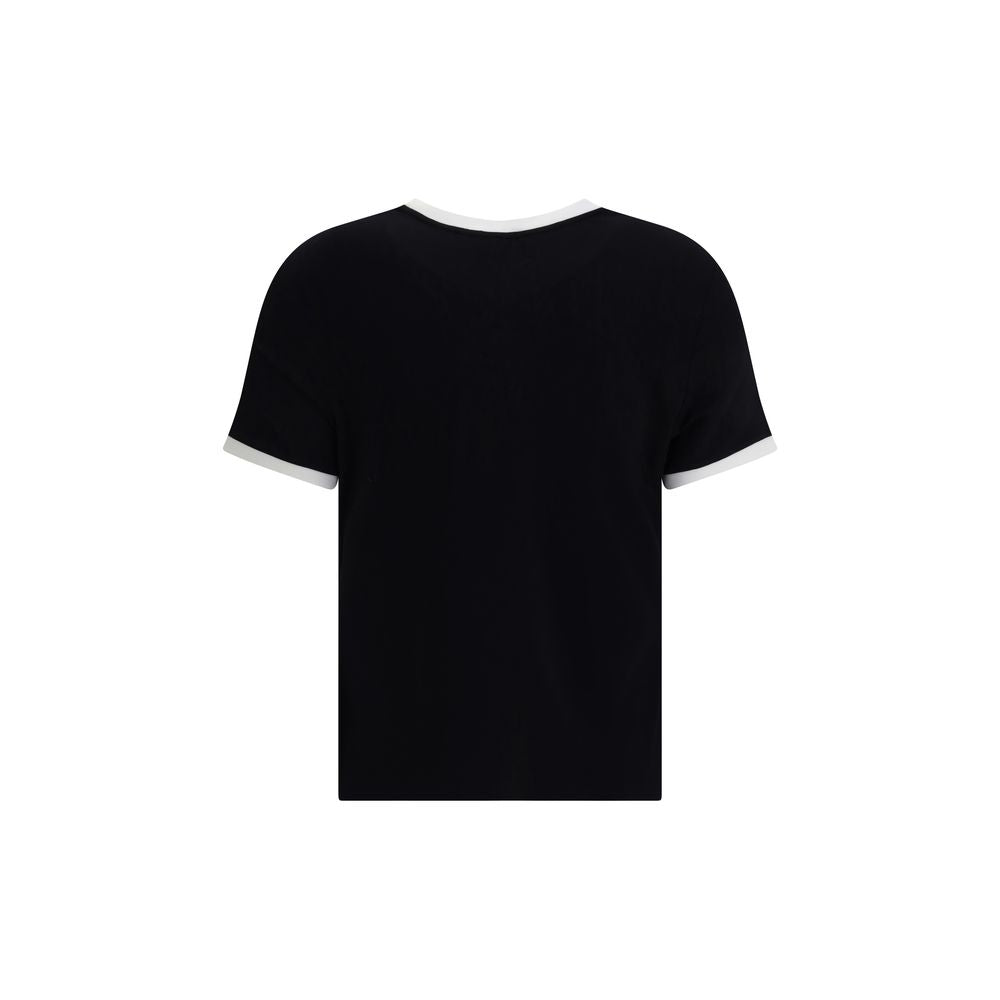 Versace Black Viscose T-Shirt | Regal Royce