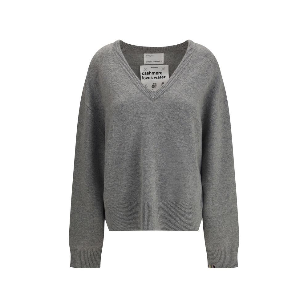 Extreme Cashmere Gray Cashmere Cashmere Sweater | Regal Royce