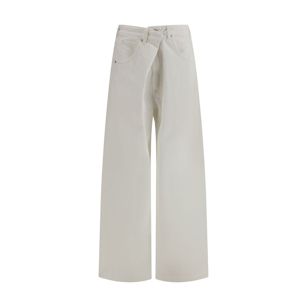 Agolde White Cotton Jeans Denim | Regal Royce