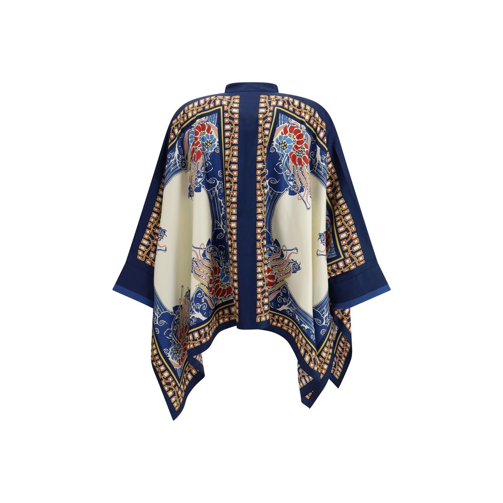 La Double J Multicolor Silk Pattern Shirt | Regal Royce