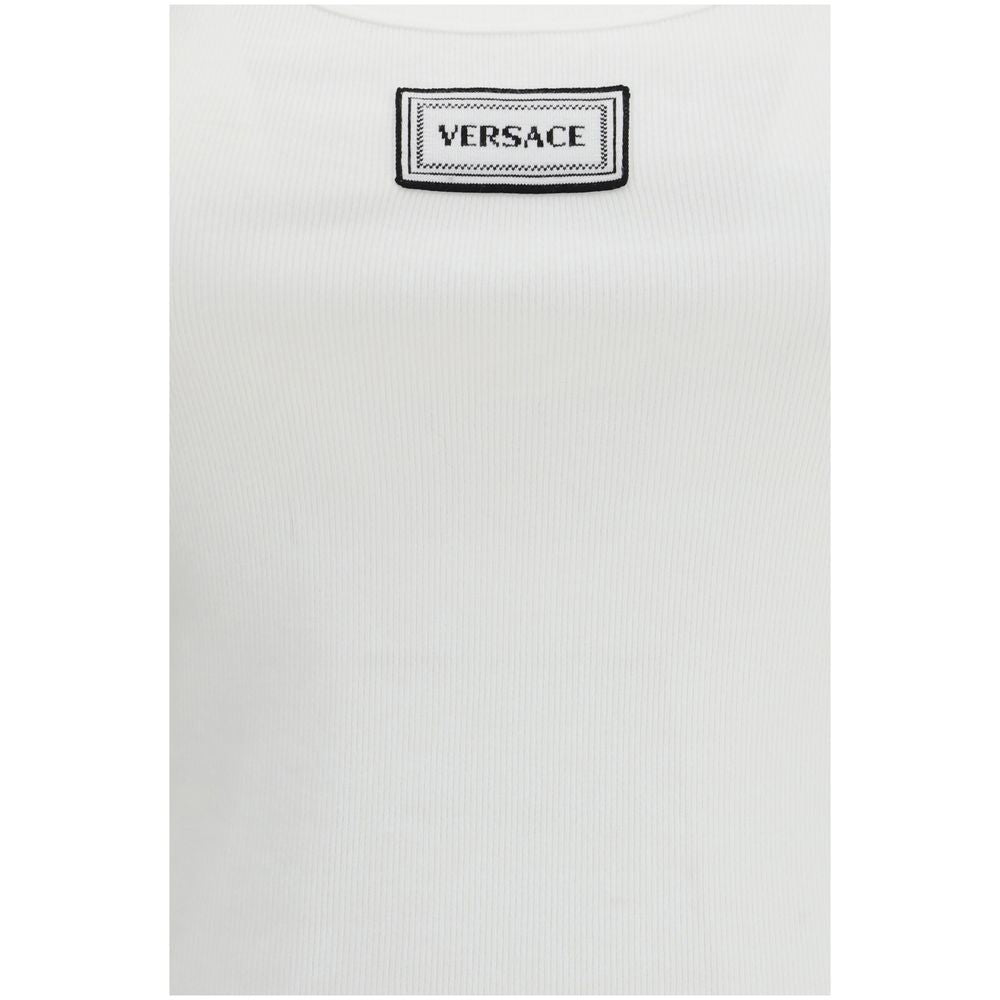 Versace White Cotton Top | Regal Royce